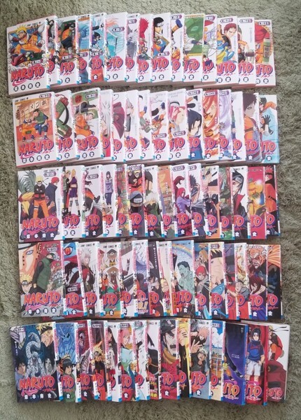 NARUTO ナルト 漫画 単行本 全巻72巻+ファンブック3冊