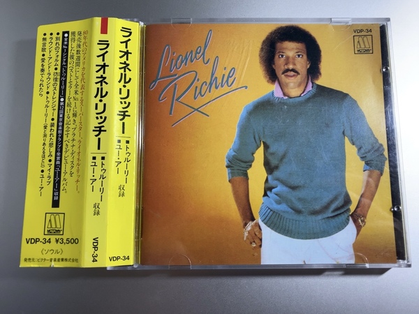 折込帯付きCD ライオネル・リッチー LIONEL RICHIE VDP-34 コモドアーズ