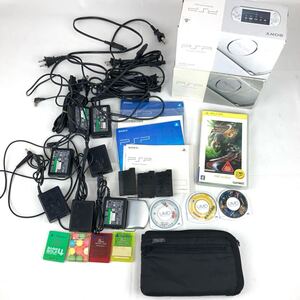 PSP付属品 まとめ SONY 充電ケーブル 箱 説明書 バッテリー メモリーカード 専用ケース 太鼓の達人 メタルギアソリッド モンハン など