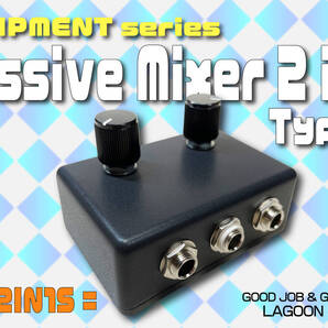 PM2IN1S】2in1-TS《 コンパクトパッシブミキサー:あると超便利:入力2 出力1》=TS=【 #Passive MIXER / 2in 1out】 #音量調節 #LAGOONSOUND