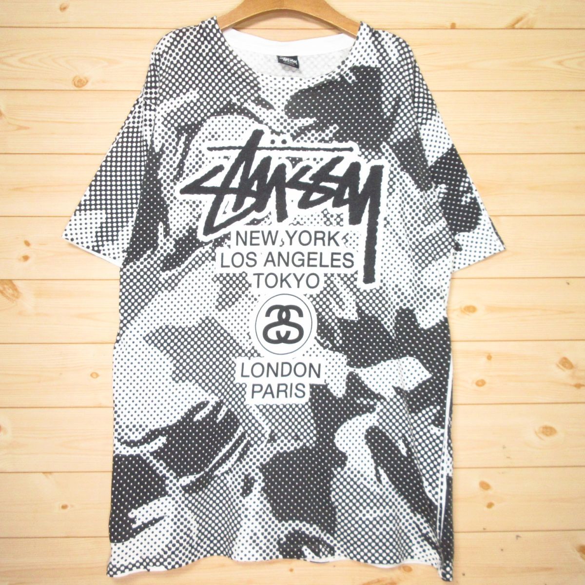 00s Stussy ホワイト 迷彩Tシャツ Yahoo!オークション -「stussy tシャツ 迷彩」の落札相場・落札価格