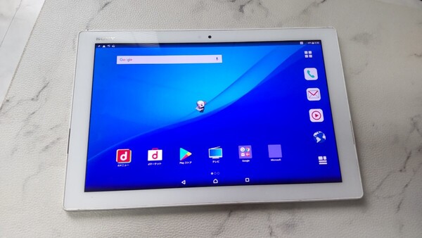 S2759 docomo Xperia Z4 Tablet/SO-05G/エクスペリア/SONY タブレット 簡易動作確認&簡易清掃&初期化OK 送料無料 現状品
