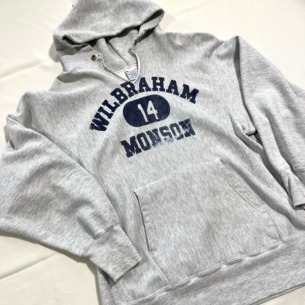 【XL】 90s Champion Reverse Weave Parka チャンピオン リバースウィーブ パーカー USA製 アメリカ製 刺繍タグ トリコタグ 80s Vintage