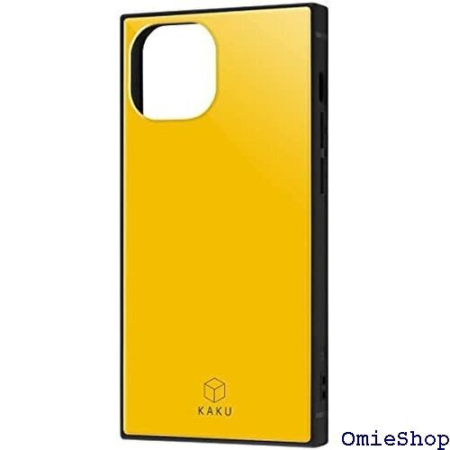 イングレム iPhone 13 mini 耐衝撃 ハイブリッド ケース KAKU/マスタードイエロー 455