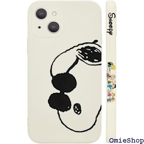 iPhone14 用 ケース スヌーピー iPhone .1インチ ケース アイフォン14 対応 WHITE-B 1290