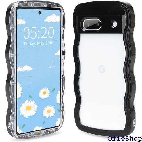 Newnugds Google Pixel7A ケース 撃吸収 携帯ケース 人気Pixel7A ケース ブラック 1789