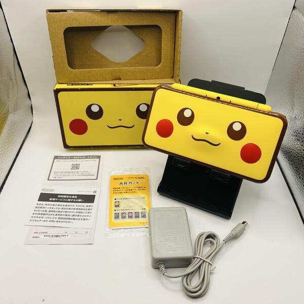 【動作〇】 任天堂 New ニンテンドー 2DS LL ピカチュウ エディション ポケモンバンク