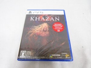 未開封 KHAZAN PlayStation5用ソフト PS5 プレステ5 シュリンク付き 未開封品 ◆5427