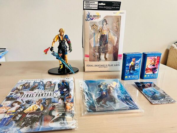 FINAL FANTASY Ⅹ ファイナルファンタジー10 FF10 プレイアーツ ユウナ ティーダ アクリルスタンド ティーダ ユウナ FFX キーホルダー MTG