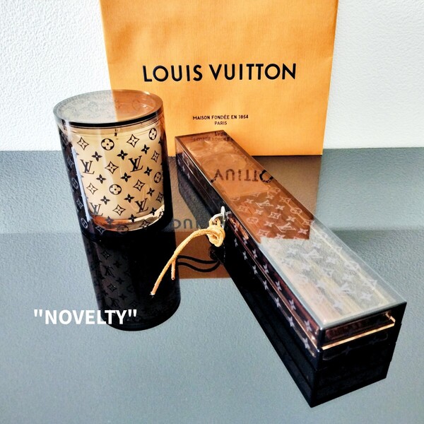 【非売品★使用極少】LOUIS VUITTON ルイヴィトン ジャパン ノベルティ モノグラム お香&キャンドルセット♪