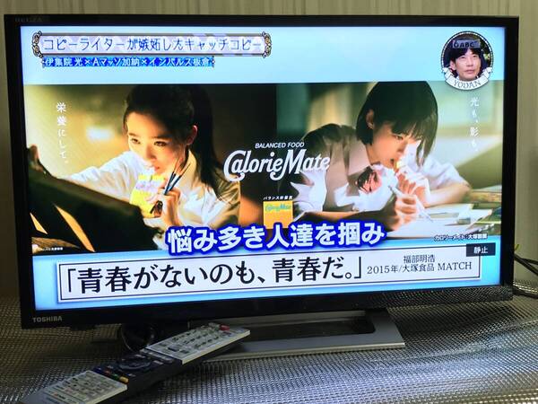 ★東芝 REGZA 24V34 各種動画配信サービス対応 USB-HDD録画 Wチューナー★送料込み