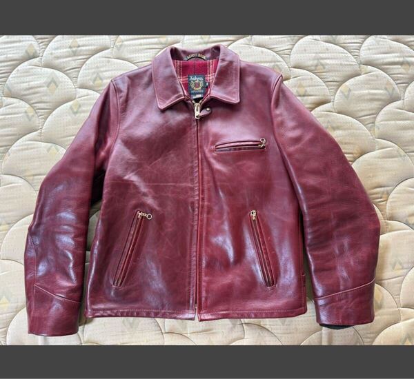 SCHOTT 6103US TRUCKER JACKET ショット トラッカージャケット ホーウィンレザー クロムエクセルバーガンディ42 古着