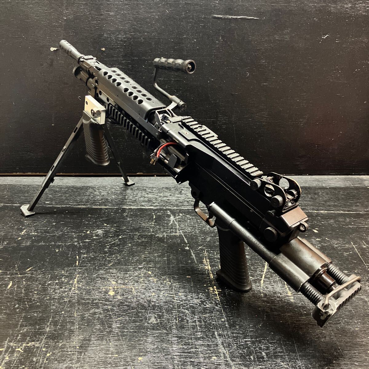 M249 mk1 ミニミ 軽機関銃 LMG 【2500連発】A&K 電動ガン マック