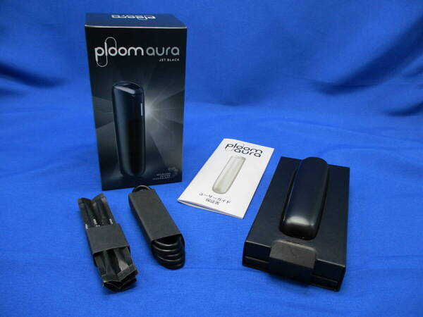 【17178】★未使用★ プルームオーラ ジェットブラック ploom aura スターターキッド 電子タバコ 喫煙具