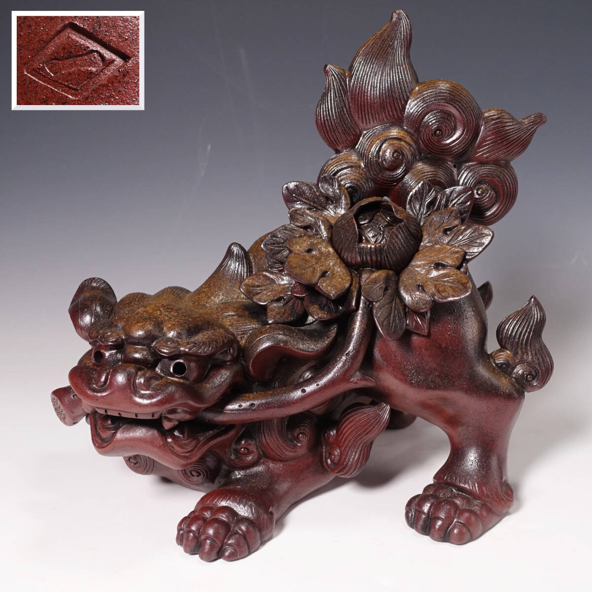 Yahoo!オークション -「備前 獅子 香炉」(工芸品) の落札相場