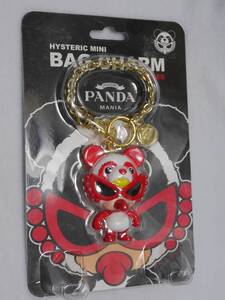 未使用 希少 コレクション整理 ヒスミニ パンダ チャーム PANDA MANIA HYSTERIC NINI BAG CHARM 未開封