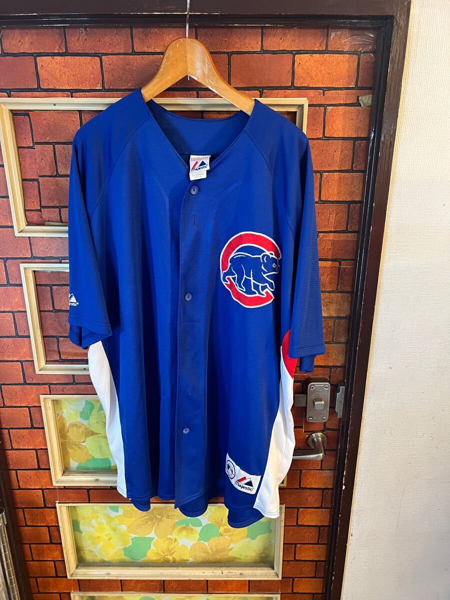 【MLB】マジェスティック USA製 カブス 刺繍 ユニフォーム 2XL 青 2025年最新】Yahoo!オークション -カブス ユニフォームの中古品