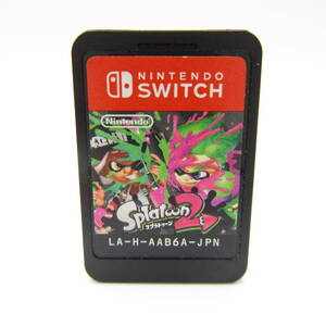 スイッチソフト◆任天堂 スイッチ【スプラトゥーン2】ソフトのみ Nintendo SWITCH 動作確認済 中古品●T3864