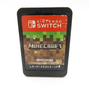 スイッチソフト◆任天堂 スイッチ【マインクラフト】ソフトのみ Nintendo SWITCH 動作確認済 中古品●1306■
