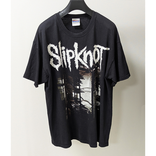 スリップノット/オフィシャルバンドTシャツ XL ブラック (公式Slipknotヘインズヘビーウェイト00sビンテージ90sヴィンテージ