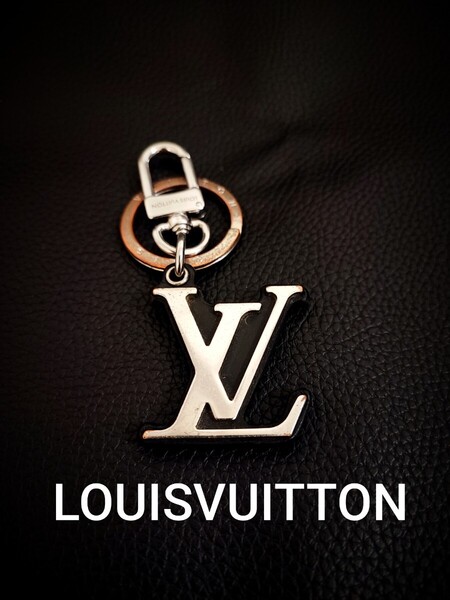 良品 LOUIS VUITTON ルイヴィトン キーホルダー キーリング バッグチャーム ポルト クレ キーケース スマートキー カラビナ チャーム