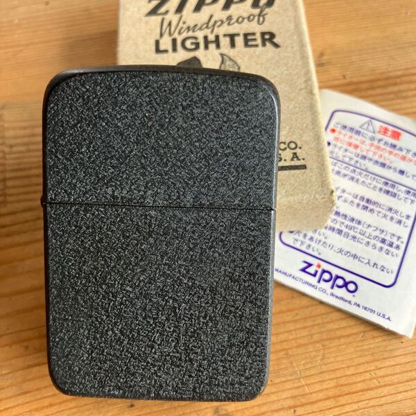 ★ Zippo2001ブラッククラックル 1941レプリカジッポライター ジッポー オイルライター 1941復刻版 ヴィンテージ ZIPPO