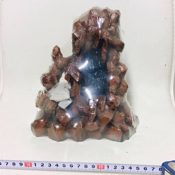 砧 砂の滝 特大 NAYECO ガルシアの滝 304① 水中に砂の滝を演出 幅200×奥行130×高さ230mm 約2.8kg お宝品 REF3030 8427458030304