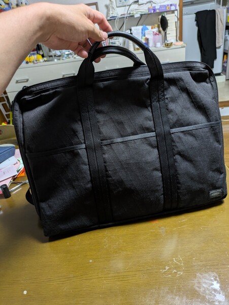 【美品】PORTER ポーター 吉田カバン ビジネスバッグ ブリーフケース 2way 吉田カバン 黒 ブラック 日本製 ハイブリッド