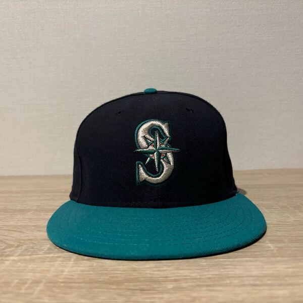 MLB シアトル マリナーズ 59FIFTY キャップ 7 1/4 ニューエラ メジャーリーグ ベースボール 帽子 野球