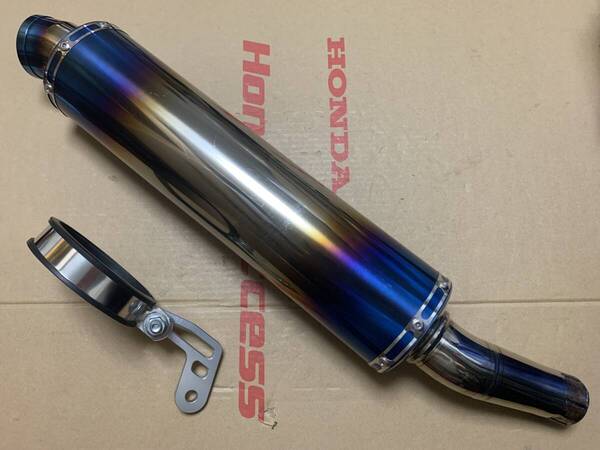 美品☆絶版☆NINJAニンジャ250(13〜17年式)EX250ビームス/LBEAMS焼き色入りスリップオンサイレンサー/マフラー☆JMAC認証☆送料無料