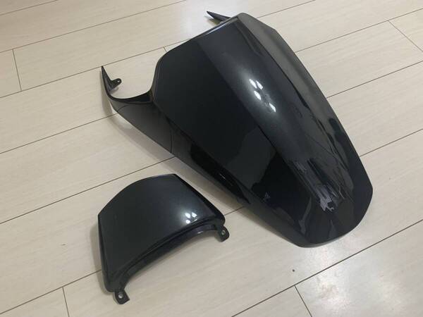 希少美品☆ZX-14R/ZX14R純正シングルシートカバーキット(シートカウル、テールカバー)メタリックスパークブラック☆ZZR1400