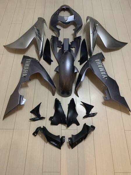 希少シルバー☆美品☆YZF-R1/YZFR1(5VY)純正カウル15点セット☆前期/後期☆送料無料