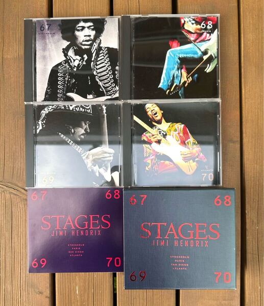 洋楽 CD Jimi Hendrix ジミ・ヘンドリックス ジミヘン STAGES 1967-1970 LIVE ライブアルバム 4CD POLYDOR