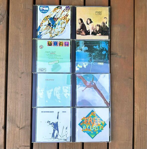 洋楽 CD FREE フリー アルバム 8枚セット HEARTBREAKER HIGHWAY TONS OF SOBS FIRE AND WATER ALL RIGHT NOW LIVE AT LAST