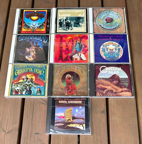 洋楽 CD GREATFUL DEAD グレイトフルデッド BLUES FOR ALLAH / WAKE OF THE FLOOD / FROM THE MARS HOTEL / FIRST 他 8枚セット