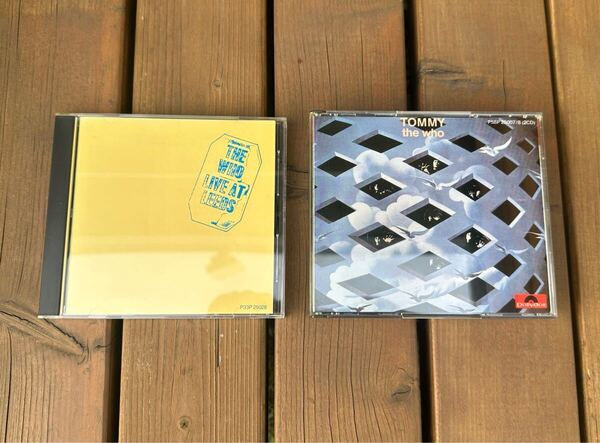 洋楽 CD THE WHO ザ・フー TOMMY 2CD / LIVE AT LEEDS THE WHO 2CD 2作計4枚セット