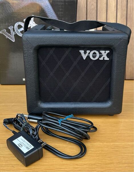 ◇極美品 VOX ヴォックス MINI3-G2-BK モデリングアンプ ポータブルギターアンプ AC電源+電池駆動