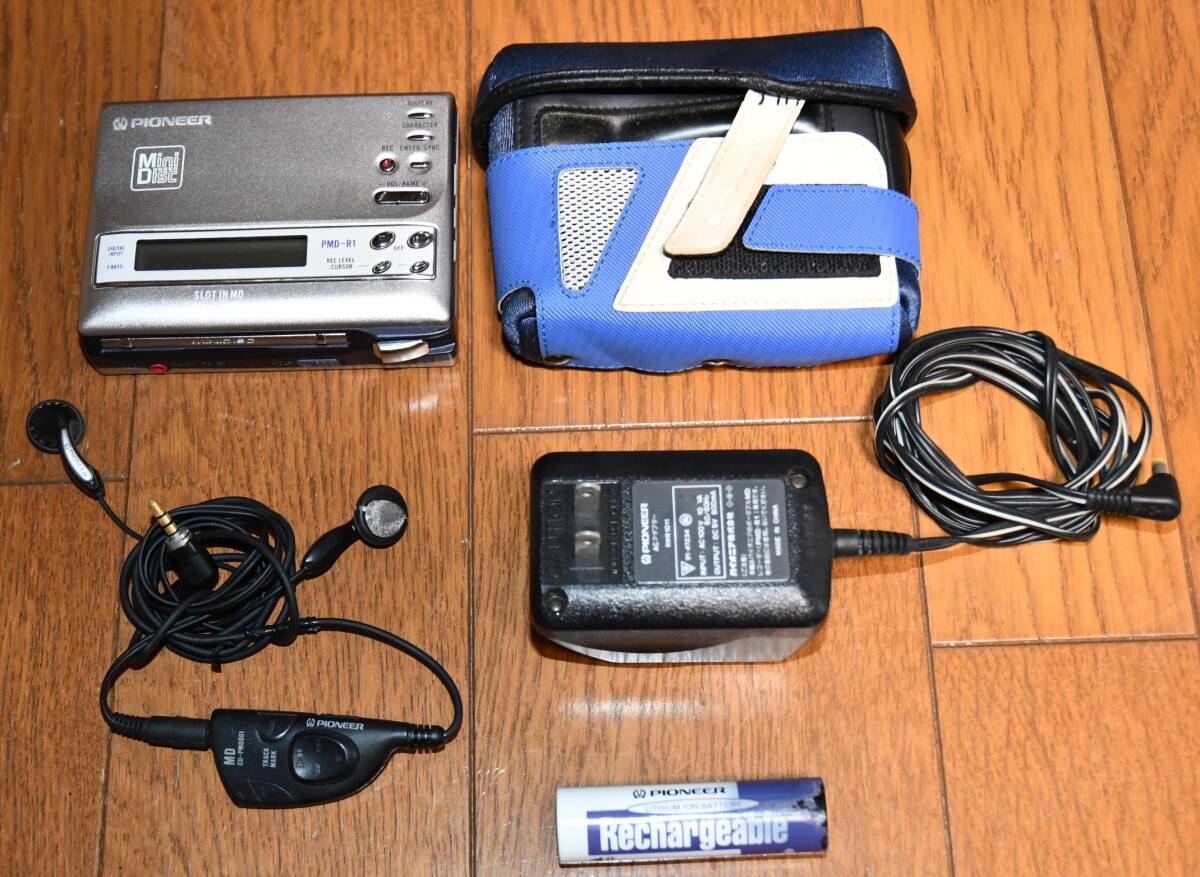 パイオニア PIONEER ポータブルMDレコーダー MDプレーヤー 録再