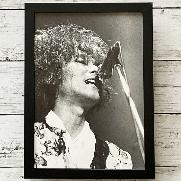 額装品◆HARRY ハリー 村越弘明 THE STREET SLIDERS ザ・ストリート・スライダーズ 若い頃 /80年代/ポスター風広告/B5サイズ額入り Y5R49