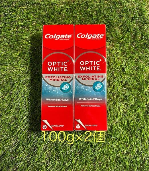 100g×2コ Colgate コルゲート オプティックホワイト 送料込み ホワイトニング
