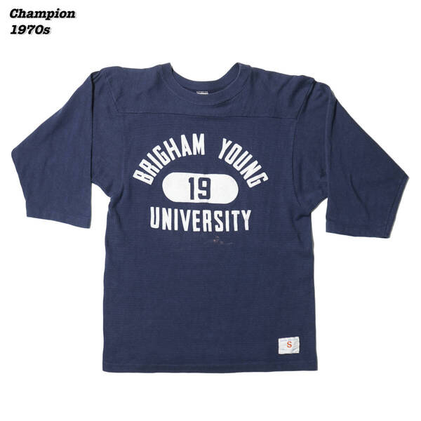 Champion FOOTBALL T-SHIRTS 1970s T338 Vintage チャンピオン フットボール Tシャツ 1970年代 アメリカ製 ヴィンテージ バータグ