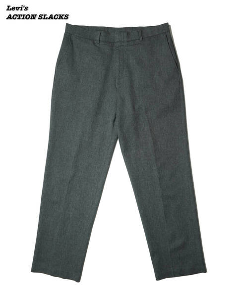 Levi's ACTION SLACKS DARK GRAY 1996s W36 L32 LS25013 リーバイス アクションスラックス スラックス ダークグレー 1990年代 アメリカ製