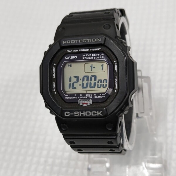 6 送料無料S94815 CASIO G-SHOCK ジーショック タフソーラー 電波受信 電波 スクウェア 電波モデル ウェーブセプターGW-5600J 腕時計