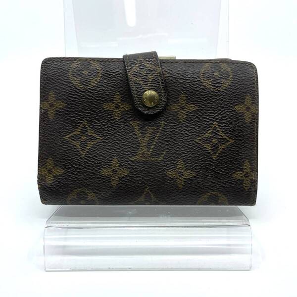 Louis Vuitton ルイヴィトン モノグラム ポルト フォイユ ヴィエノワ 二つ折り 財布 がま口 ブラウン系 M61674 SD0934