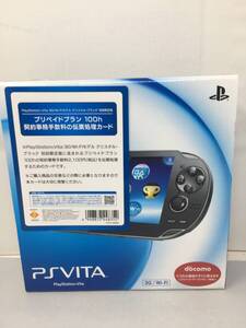 TY-954 未開封 PSVITA PlayStation Vita 3G/Wi-Fi クリスタルブラック PCH-1100