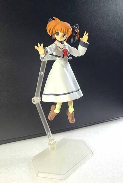 figma 高町なのは 制服ver. フィギュア figma 魔法少女リリカルなのは 付属品あり