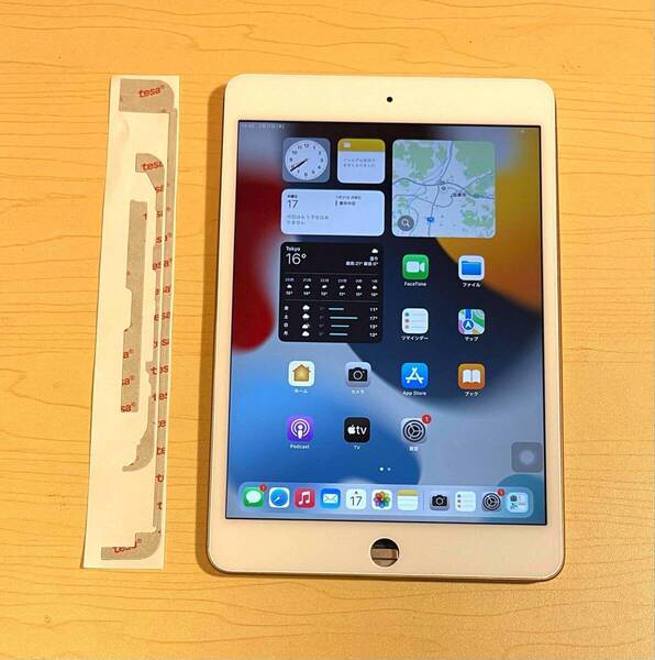 iPad Mini 5 純正再生品 フロントパネル 画面 液晶 修理 交換 、画面 パネル 交換テープ 付き カラー 白