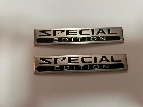 3d アルミ特別版ロゴ限定版エンブレムステッカー 2枚セット