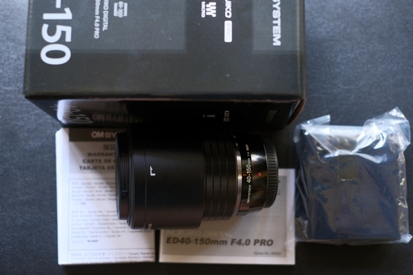 ★美品 OMデジタル M.ZUIKO DIGITAL ED 40-150mm F4.0 PRO 元箱、ポーチ、説明書、保証書付き、全国送料無料!