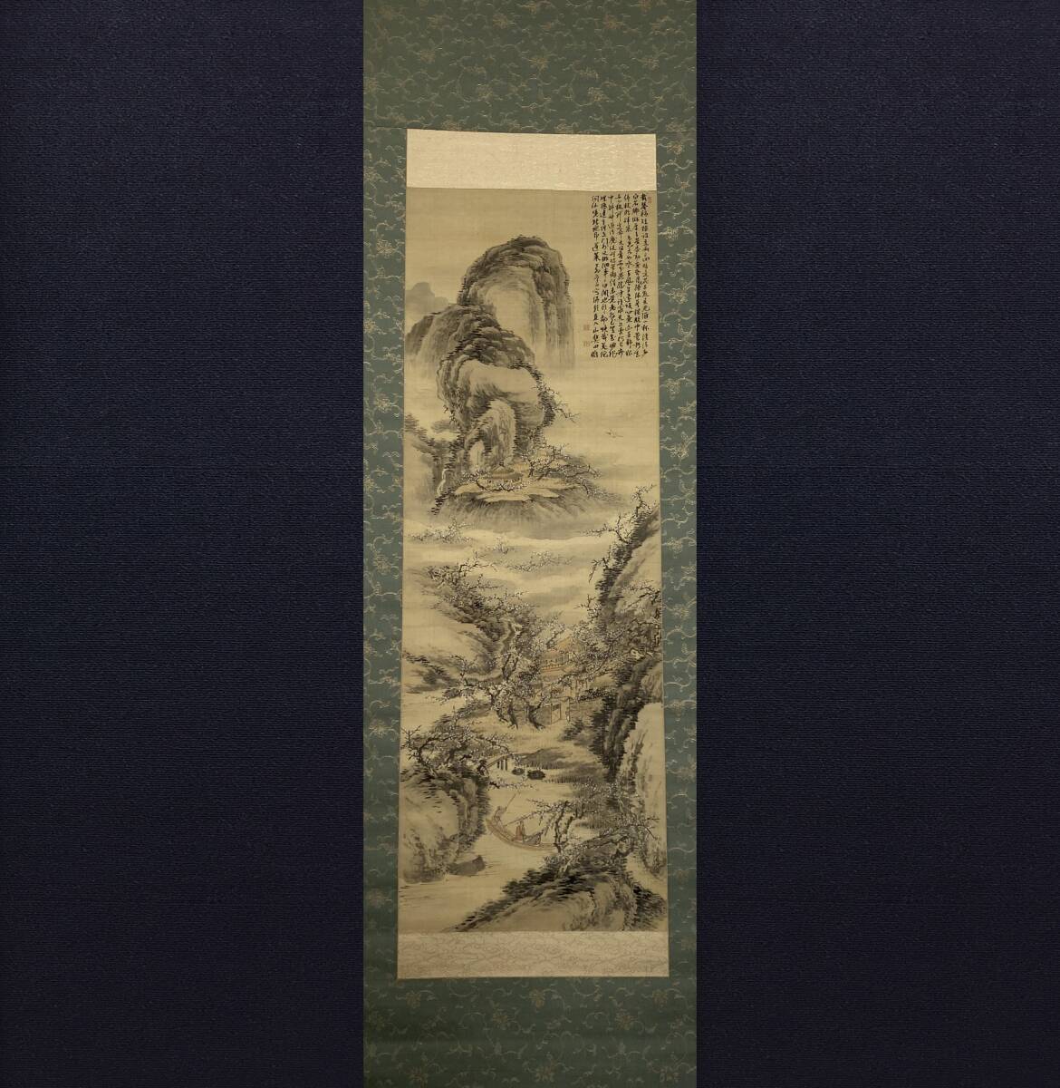 模写/田能村竹田/頼山陽(賛)/宴画賛/人物/布袋屋掛軸A-236 Yahoo!オークション -「田能村竹田 掛け軸」の落札相場・落札価格